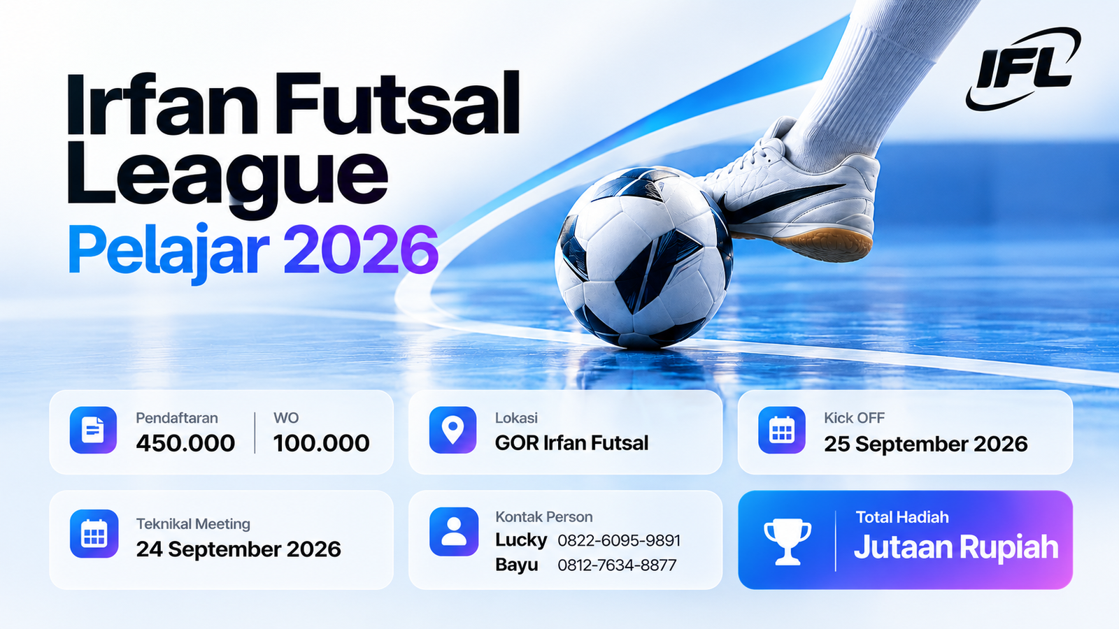 Irfan Futsal League Pelajar 2026